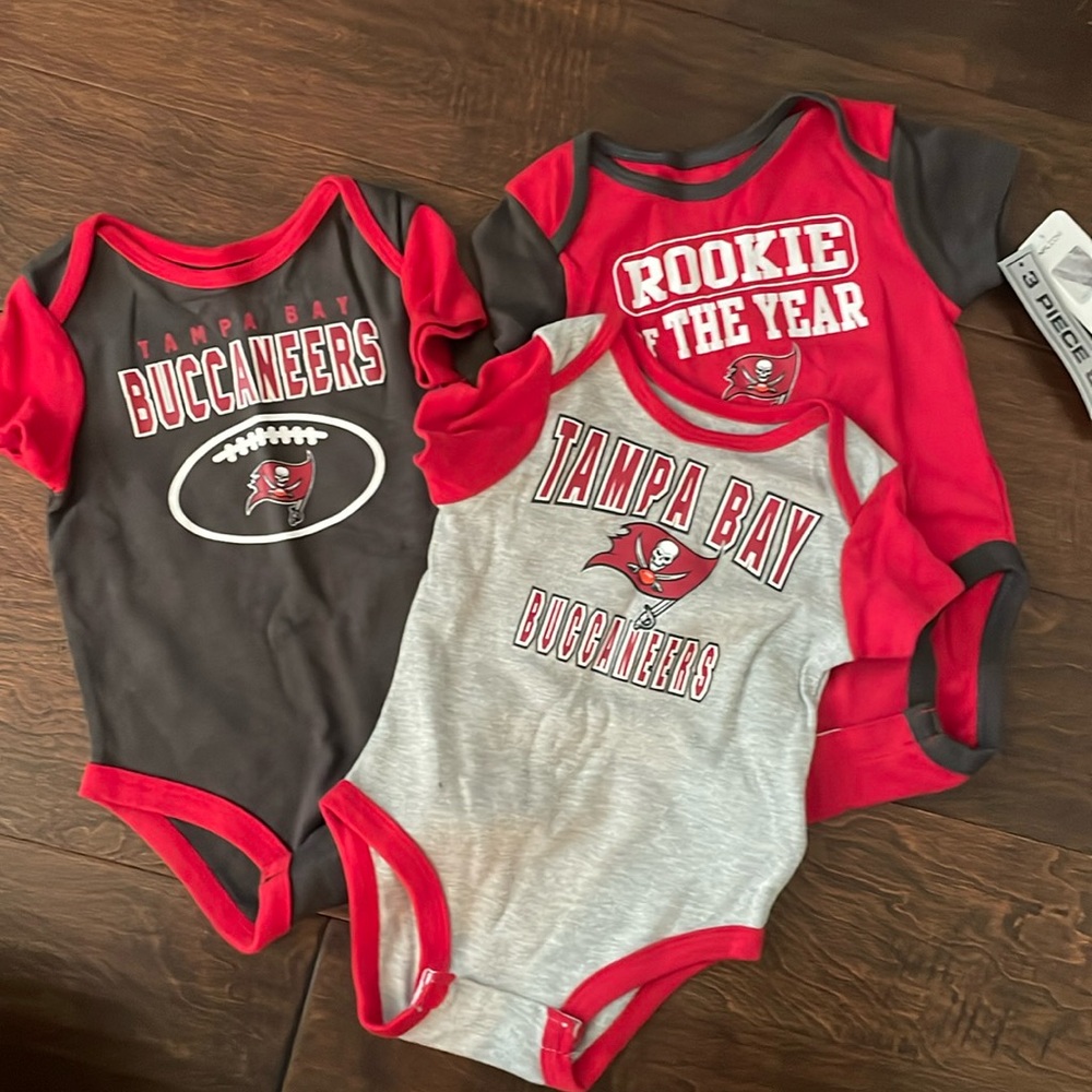 NWT NFL.COM TB Bucs onsies